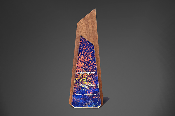 shows a 2022 Fortinet Top Expert Partner Award for Roctec Technology Limited