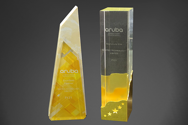 a 2021 Aruba Signature Win Award and a 2021 Aruba Excellent Partner Award for Roctec