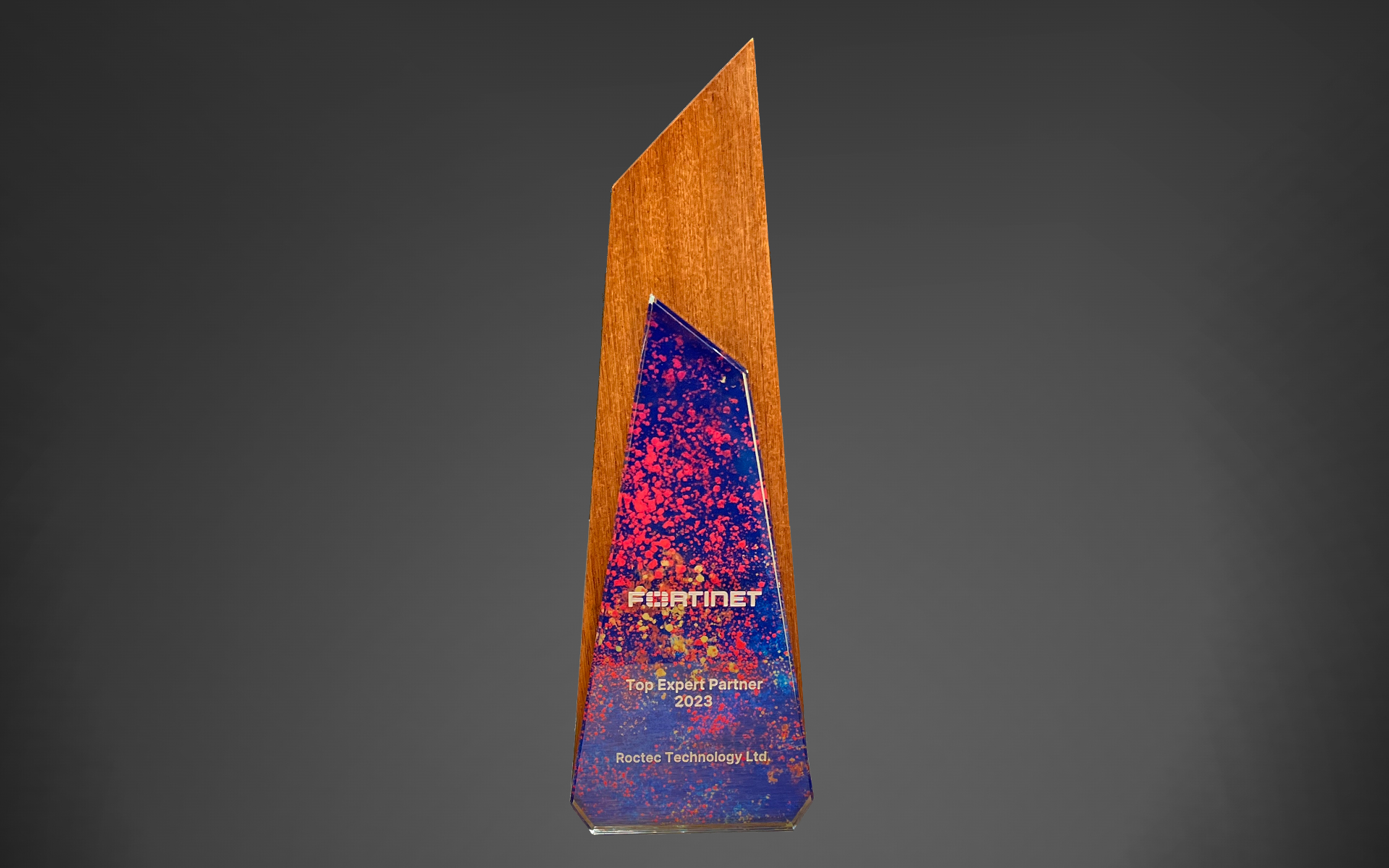 a 2023 Fortinet Top Expert Partner Award for Roctec Technology Limited