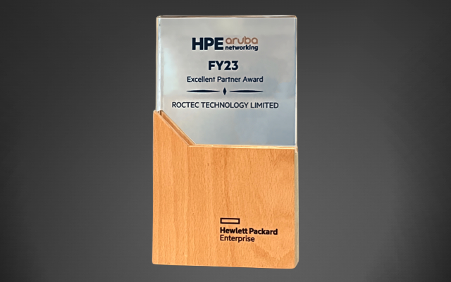a 2023 H3C Excellent Partner Award for Roctec Technology Limited