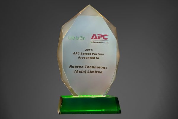 2016 APC Select Partner a 2016 APC Select Partner Trophy for Roctec Technology