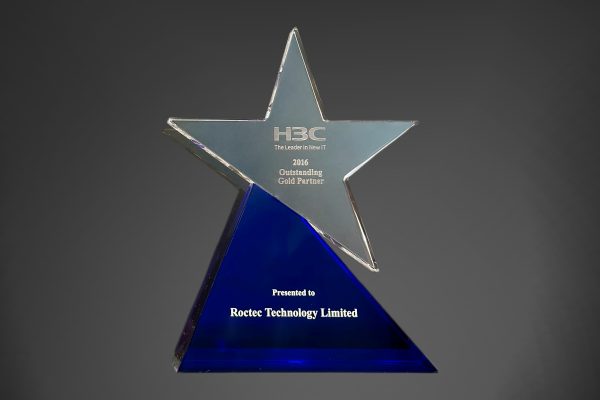 H3C 2016 Outstanding Gold Partner a 2016 H3C Outstanding Gold Partner Award for Roctec Technology Limited